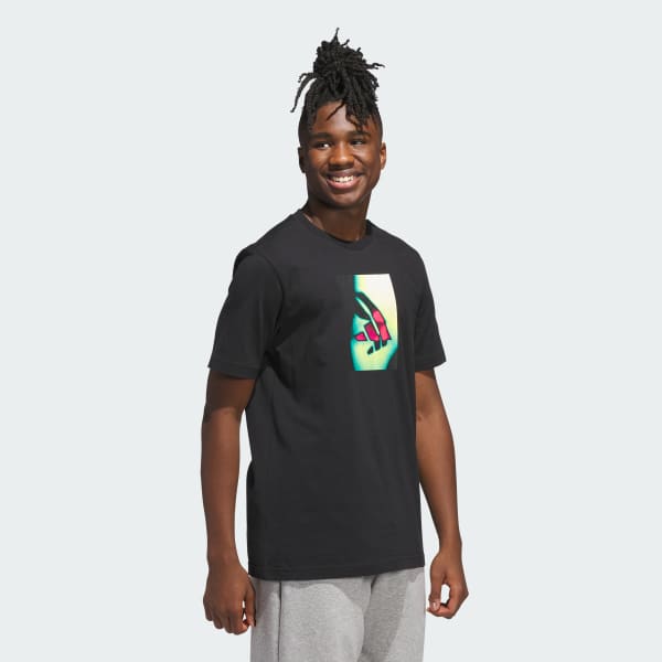 Negro Playera Graphic Feel Of Light Box