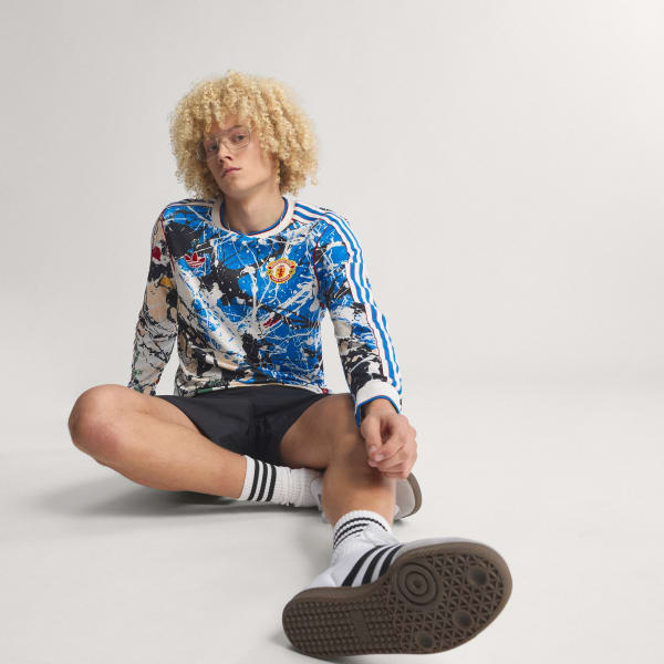 Multicolore Maillot manches longues Manchester United Stone Roses