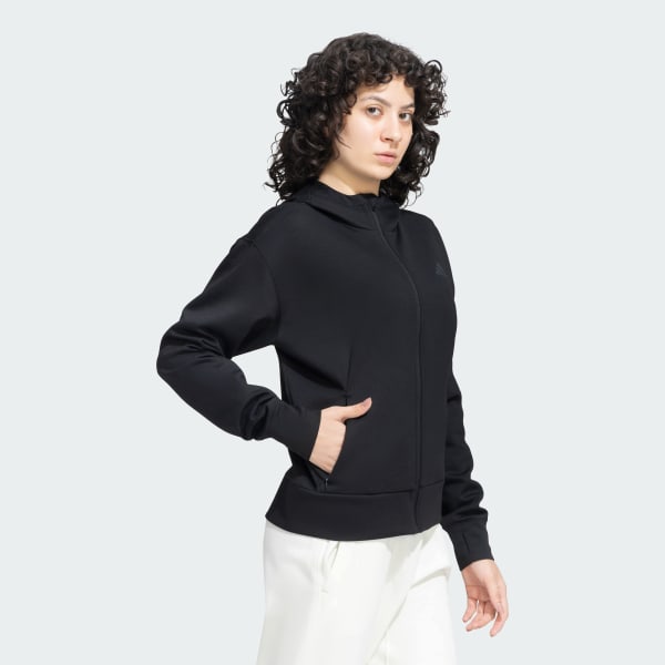 Black Designed for Training Full Zip Hoodie