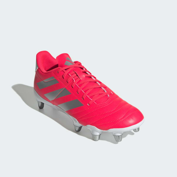 Red Kakari Soft Ground Rugby Boots
