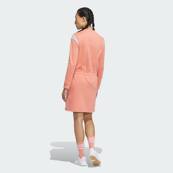 アディダス 【ゴルフ】COLD.RDY クルーネック 長袖ワンピース - レッド