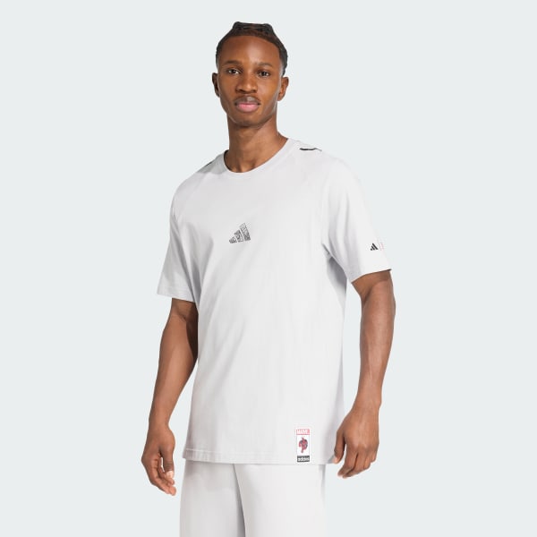 Gris Playera adidas Marvel Spider-Man