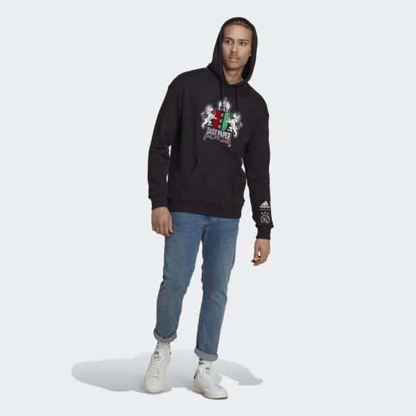 Schwarz Ajax x Daily Paper Graphic Hoodie HI521
