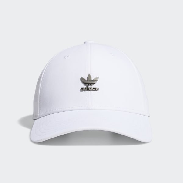 all white adidas hat