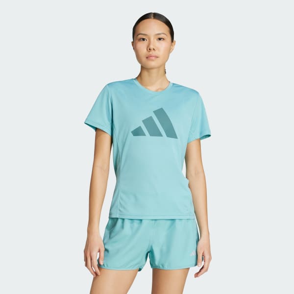 Turquoise Run It Tee