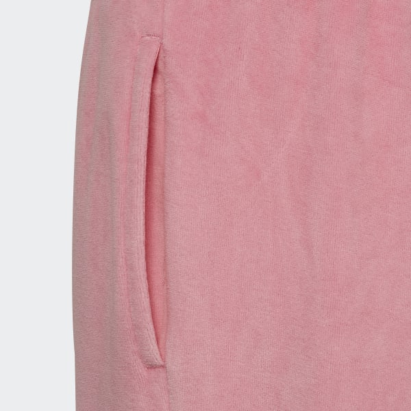 Rosa Pantalón Lounge Terciopelo Regular