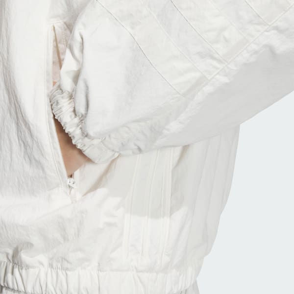 アウターその他 ADIDAS Ruched Track Top Jacket White JD6386 adidas Ruched Track Top Jacket - White | adidas Singapore