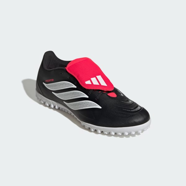 Nero PREDATOR CLUB Scarpe da calcio Fold-Over Tongue Turf
