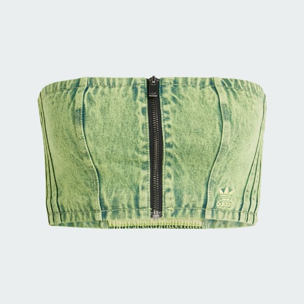 Verde Top Tubo Jeans Adilenium Season 2 Lavado