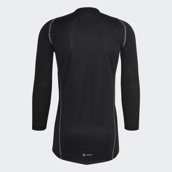 Noir Maillot de gardien de but à manches longues Tiro 23 Pro