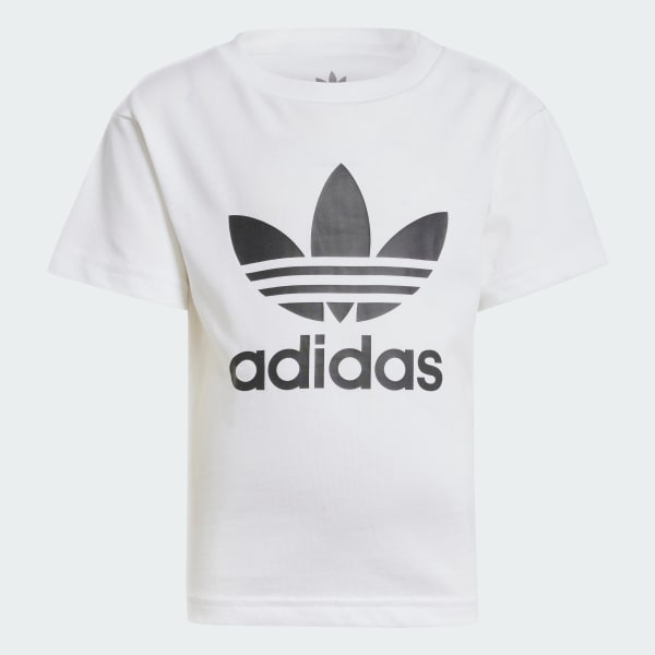 Blanco Camiseta Adicolor Trefoil (Niños)