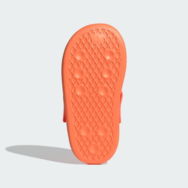 Rojo Sandalias Adilette Adiform Kids