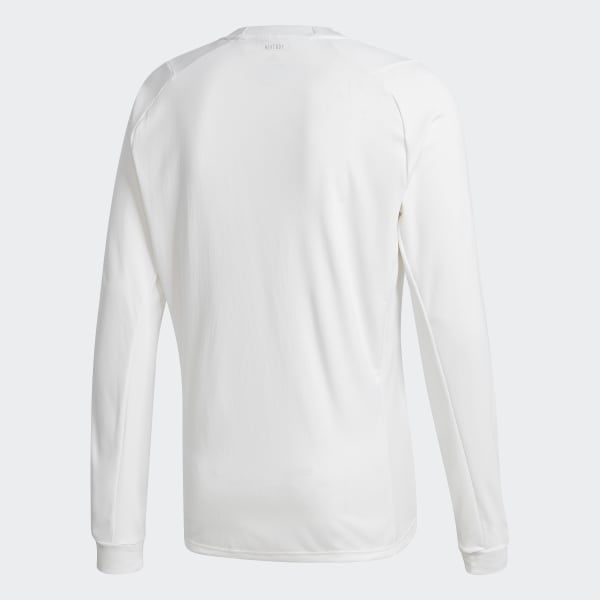 adidas Men's FreeLift Long Sleeve Tennis Shirt HEAT.RDY White Free