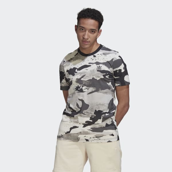 Camiseta adidas top originals camuflada