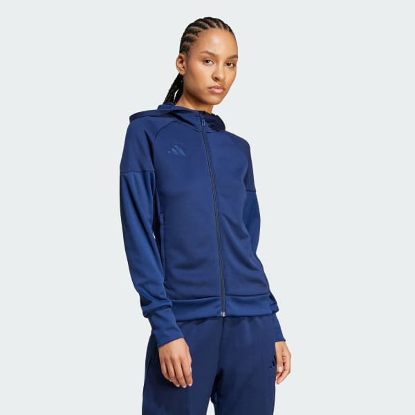 Felpa con cappuccio Tiro 25 Full-Zip Blu adidas adidas Italia