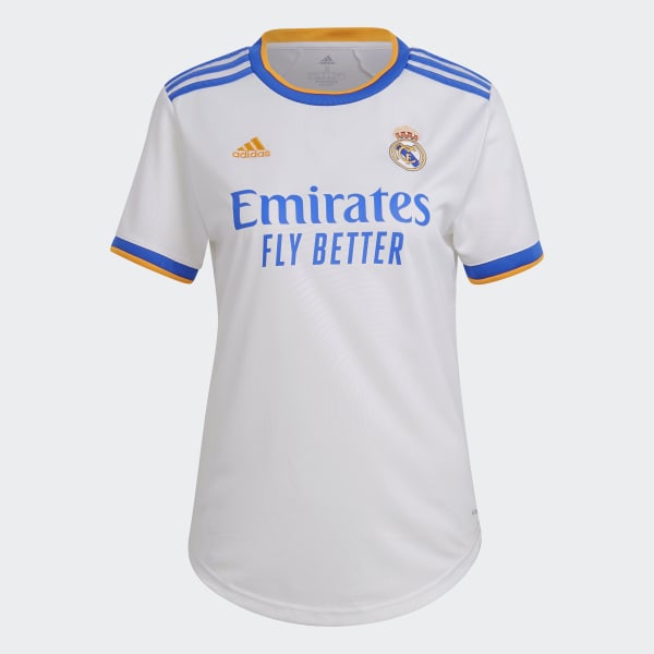White Real Madrid 21/22 Home Jersey BO658