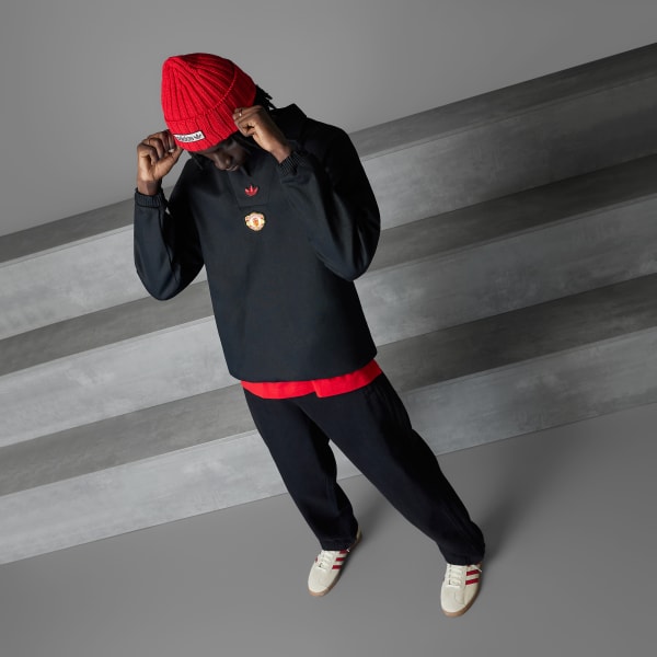 Nero Maglia Terrace Icons Drill Manchester United FC