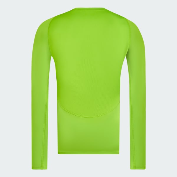 Verde Remera Techfit AEROREADY Manga Larga