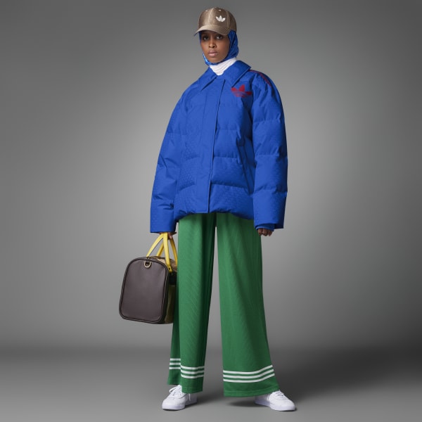 Adidas originals adicolor 70s unisex monogram puffer in blue