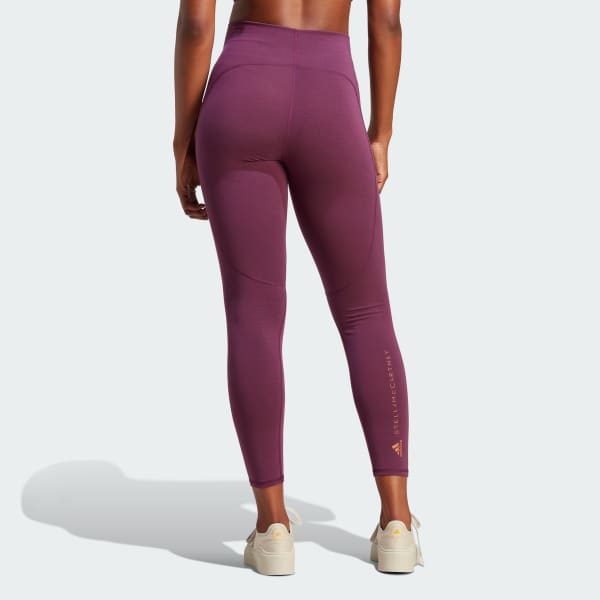 Red adidas by Stella McCartney 7/8 Yoga Leggings