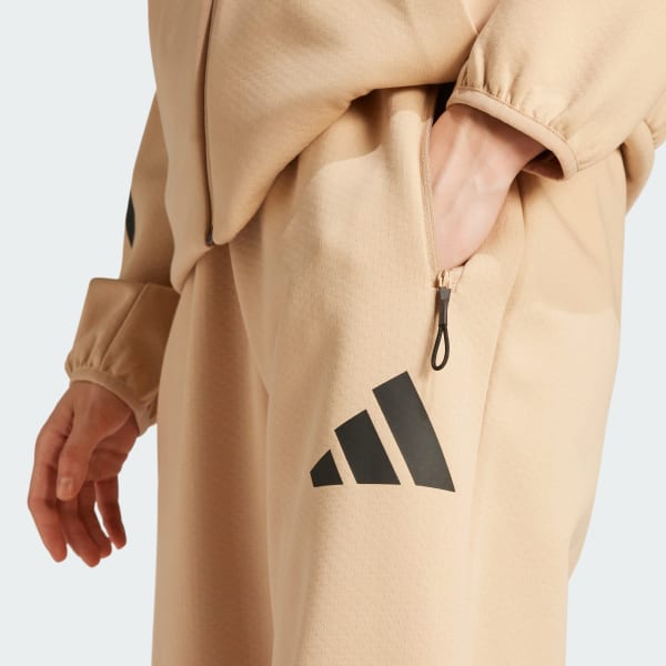 adidas Z.N.E. Pants - Beige | Free Shipping with adiClub