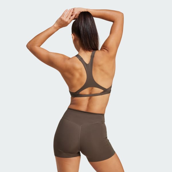 Verde Top Esportivo Aeroimpact Luxe Training Light-Support