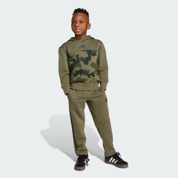 Gronn Seasonal Essentials Little Kids Camo Fleece Joggedress