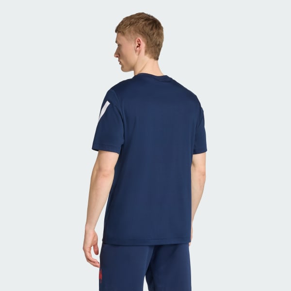 Bla Frankrike Travel T-skjorte