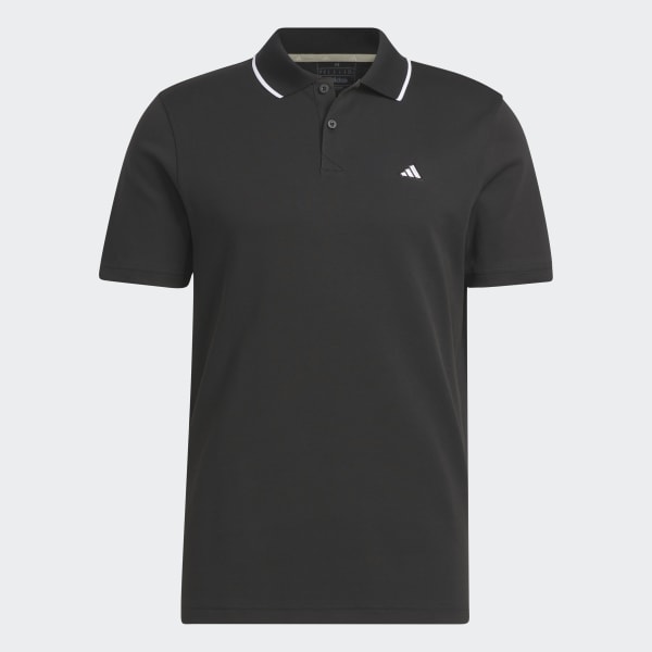 Schwarz Go-To Piqué Golf Poloshirt