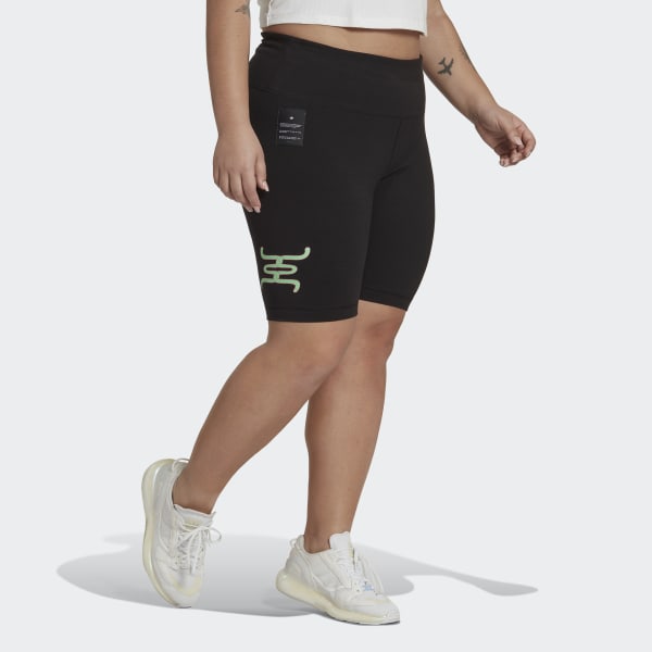 Zwart Biker Short (Grote Maat) ETW14