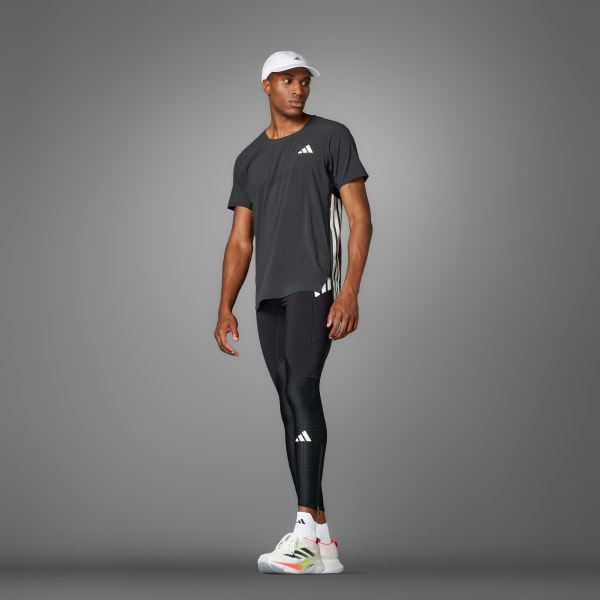 Noir T-shirt de running Adizero