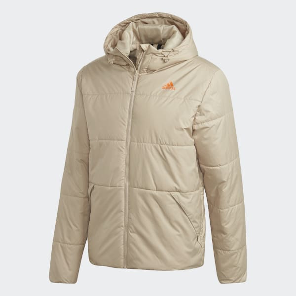 Bezowy BSC Insulated Hooded Jacket IQG30