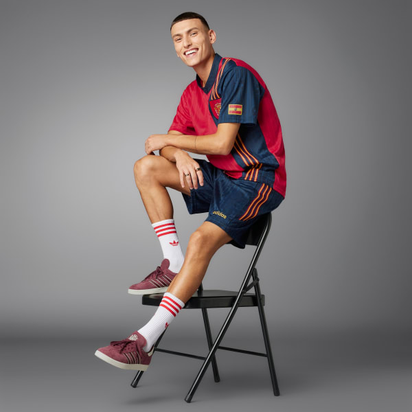 Μπλε Spain 1996 Home Shorts