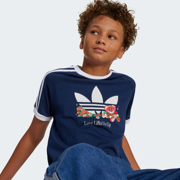 adidas Originals Loose Tee - Blue | Free Shipping with adiClub | adidas US