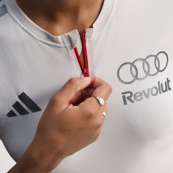 Hvid AUDI REVOLUT F1 TEAM ENGINEERS & MARKETING SHORT SLEEVE POLO