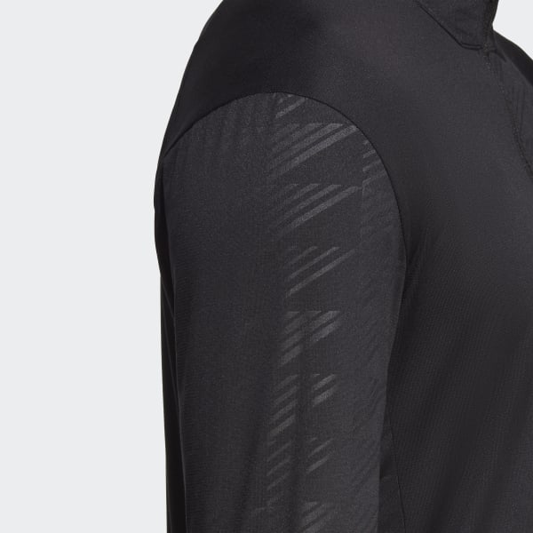 Black Terrex Multi Half-Zip Long Sleeve Tee