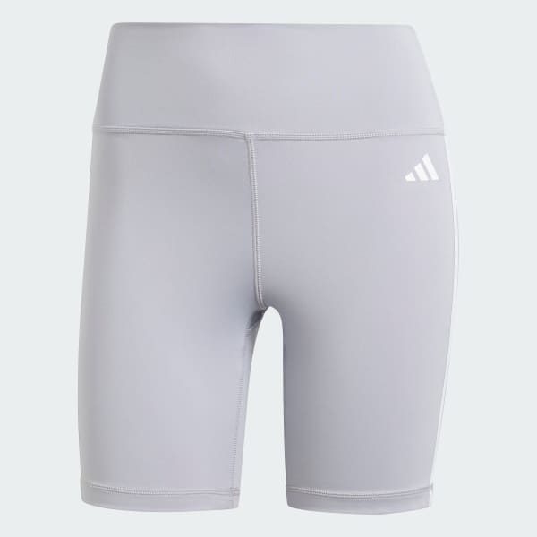 Gra Training Essentials 3-Stripes High-Waisted Short tights