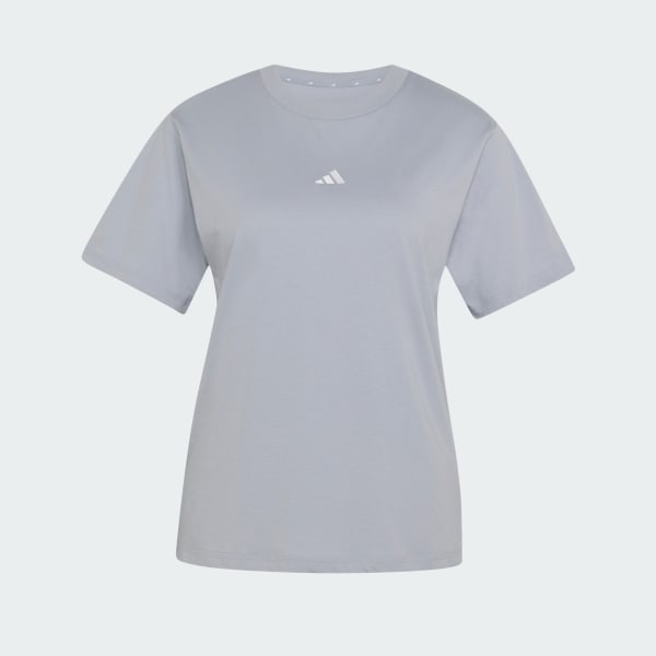 Grey Essentials Small Logo Cotton Tee
