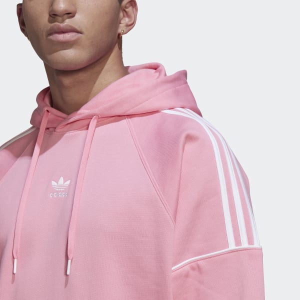 ruzová Mikina adidas Rekive L9805