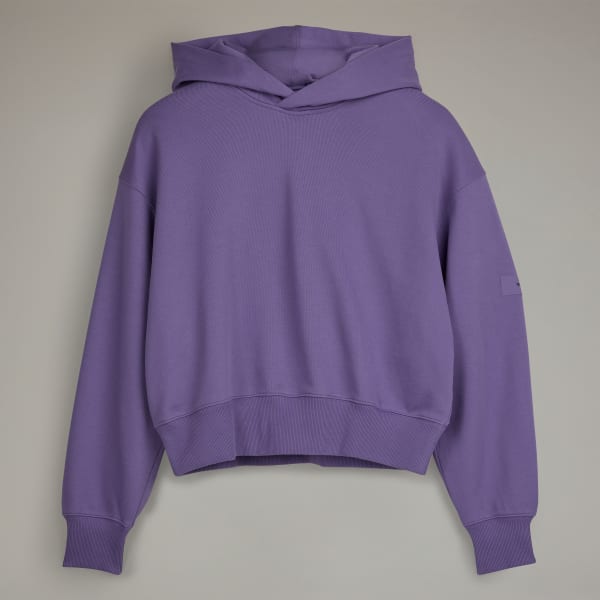 Roxo Moletom Capuz Algodão Orgânico Terry Y-3 
