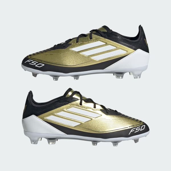 F50 Pro Messi Firm Ground Kids Soccer Cleats