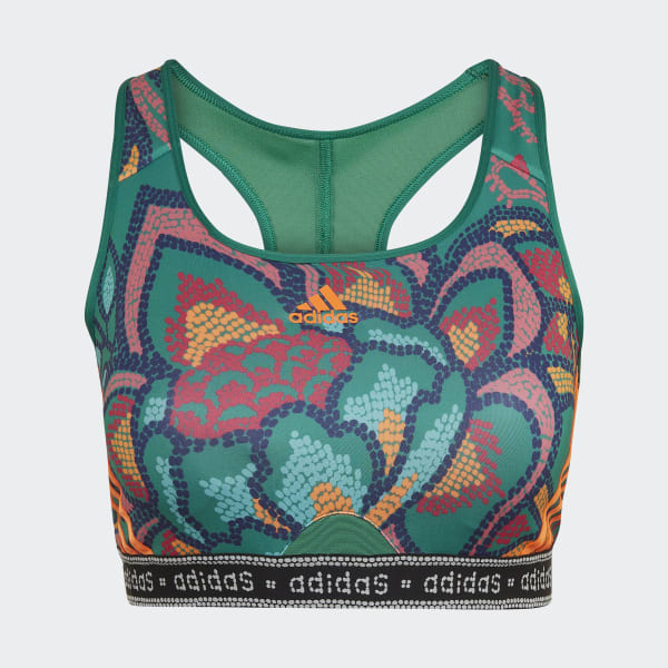 zelená Športová podprsenka Medium-Support (plus size) HM020