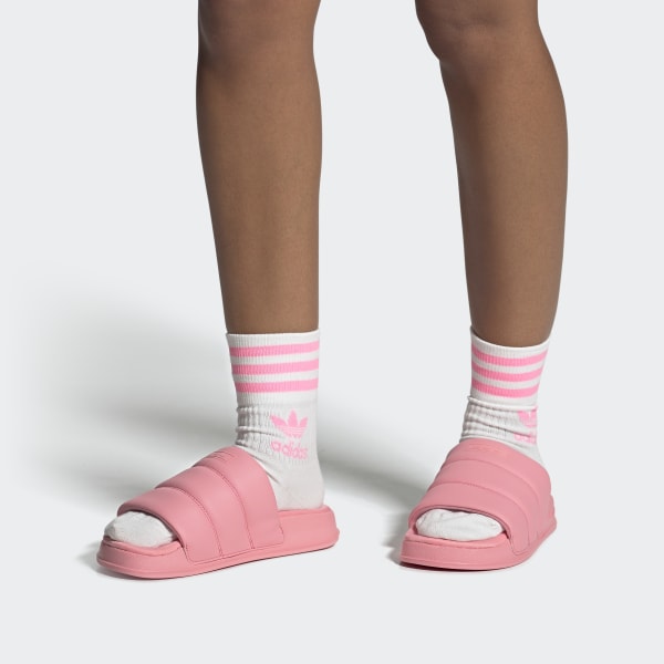 Pink Adilette Essential Slides