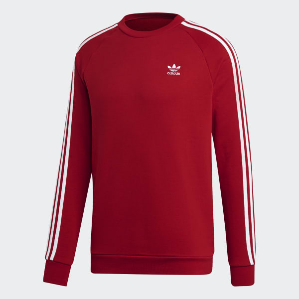 sudadera cuello redondo 3 bandas adidas
