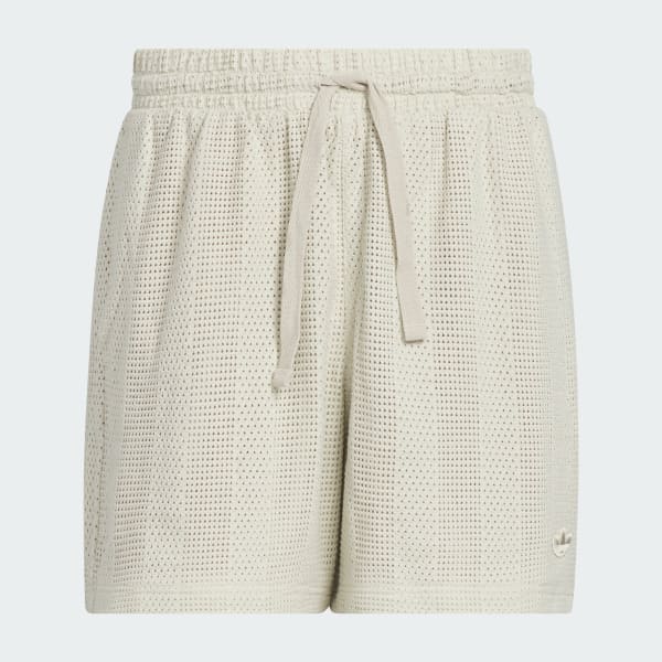 Beige Summer Knit Shorts (Gender Neutral)
