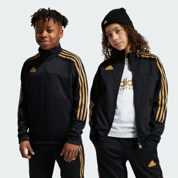 Kids black adidas jacket online