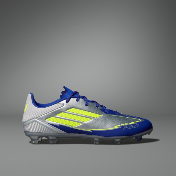 Plateado Chimpunes F50 League Messi Firme/Multi-Terreno