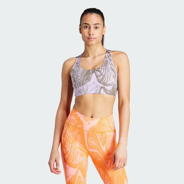 Roxo Sutiã Power Impact True Purpose adidas by Stella McCartney