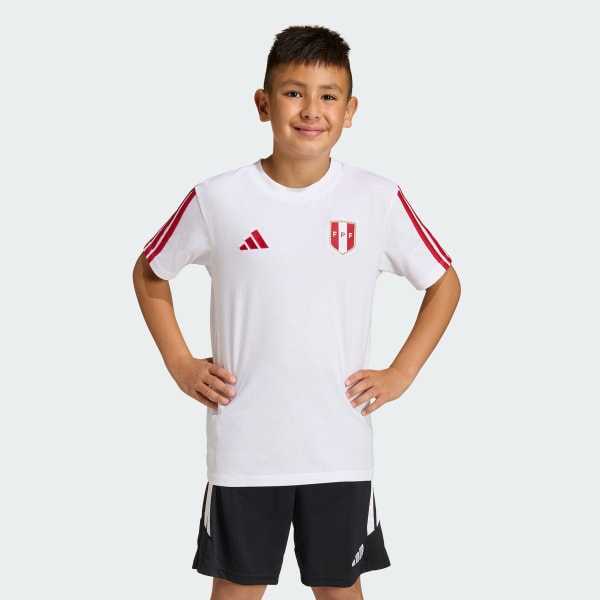 Blanco Polo con ADN de Perú para Niños