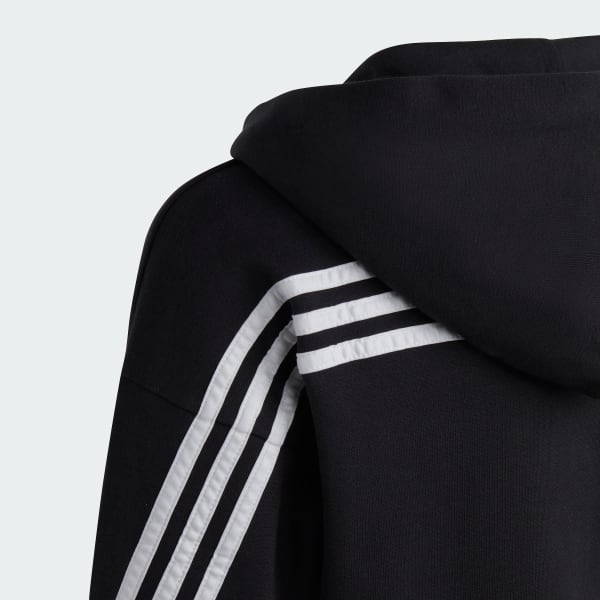 adidas Future Icons 3-Stripes Full-Zip Hoodie - Czerń